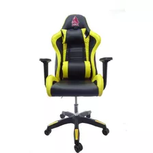 Silla Gamer Profesional Reclinable Natpro Azul / Amarilla