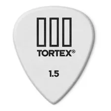 Kit 12 Palhetas Dunlop Tortex Tiii 1.50mm 462p Made Usa Cor Branco