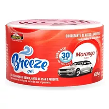 Cheirinho Morango Breeze Gel Odorizante Proauto 60g Cor Cinza Fragancia Frutos Tropicais