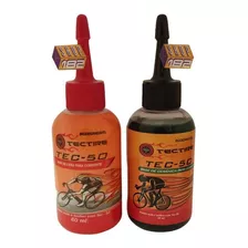 2 Óleos Lubrificante Tec-50 Bio Cera Ceramica Bike - 60 Ml