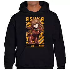 Sudadera Con Gorra Y Bolsas Evangelion Azuka