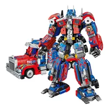 Optimus Prime Transformers 813 Peças Bloco De Montar