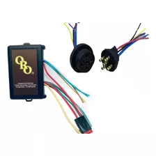 Modulo Interfaz De Luces Para Tráiler Y Conector 5 Vías Oro 