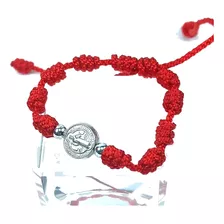 Pulsera San Benito Para Bebe + Ajustable + Consagrada + M3