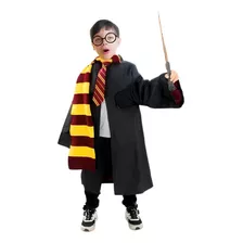 Harry Potter Disfraz Cosplay Niños Capa Corbata Bufanda 