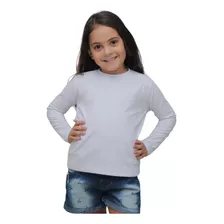 Blusa De Frio Feminina Infantil Inverno Manga Longa Escola