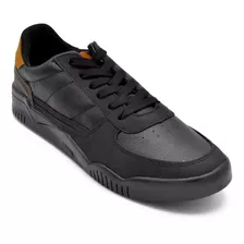 Tenis Sneaker Negro Cafe Casual Caballero Ferrato Original