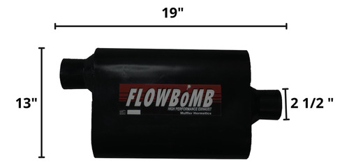 Silenciador Deportivo Flow Bomb Escape Serie 40 Lc Foto 3