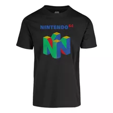 Playera De Hombre Nintendo 64 Retro Original Nintendo
