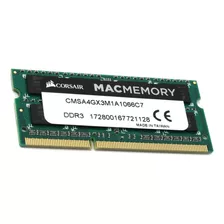 Memoria Ram 4gb Corsair Cmsa4gx3m1a1066c7 Mac Memory 1066mhz