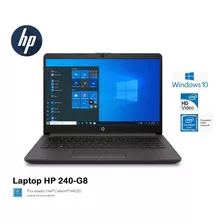 Laptop Hp 240-g8 Celeron N4020 4gb 500gb 14 W10 Casa/oficina