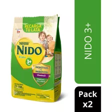 Pack Leche En Polvo Nido® Etapa 3+ Bolsa 700g X2