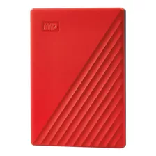 Disco Rígido Externo Western Digital My Passport Wdbyvg0020 2tb Vermelho