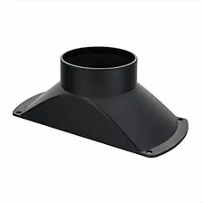 Powertec 70150 Rectangular Polvo Hood Para 4-inch Manguera.