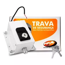 Trava Eletromagnetica Ppa Portões Dog Steel Custom Branca