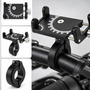Suporte Celular Bike Moto Regulagem Universal Forte Alumínio Guidão Ajustável Reforçado Resistente À Prova D'água Fixo B Basto Preto