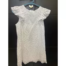 Vestido Niña Broderi Blanco Mimo Talle 12