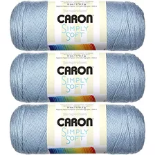 Simply Soft Yarn Solids (paquete De 3) Light Country Bl...