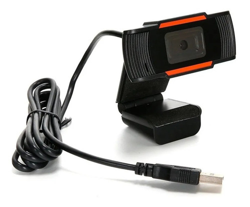 Câmera Webcam Hd 1080p 30fps Com Microfone Embutido