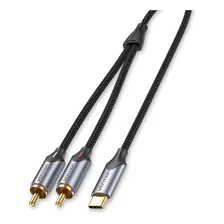 Cabo Usb-c Macho Para 2rca Macho 3m Vention Bguhi