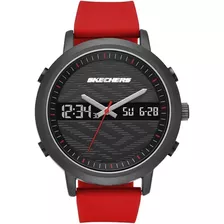 Reloj Caballero Skechers Lawndale Sr5073 Color Rojo