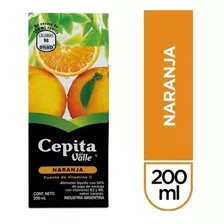 Cepita Del Valle De 200 Ml Pack De 6 Naranja - Tutto Dolce