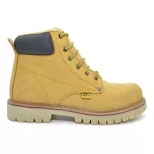 Bota De Trabajo Uso Rudo Para Hombre 100% Piel Pma Casco