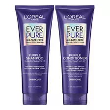 Loreal Ever Pure Purple Shampoo + Acondicionador