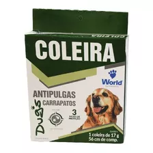 Coleira Dug´s Anti Pulgas E Carrapatos P/ Cães - 56cm 