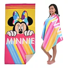 Toalla Infantil Disney 100% Algodón, Elige Modelo Color Minnie A