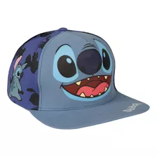 Boné Aba Reta Snapback Stitch Face Disney Original Piticas