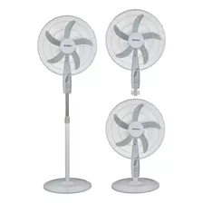 Ventilador 3 En 1 Tivoli Vpa-318 Turbo Blanco Con 5 Palas