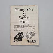 Manual Hang On & Safari Hunt Original Master System