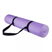 Tapete Fitness Para Yoga Em Eva 170x60cm 5mm Lilás Evamax
