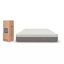 Colchon Balance Plus 140x190x25 Sleep Box Color Gris Y Blanco