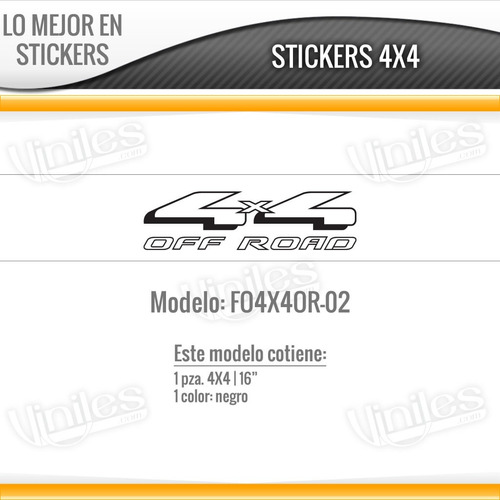 Calcomania Sticker 4x4 Ford, Gm, Chevrolet, Nissan, Dodge Foto 7
