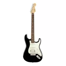 Guitarra Eléctrica Fender Player Stratocaster Hss De Aliso Black Brillante Con Diapasón De Granadillo Brasileño