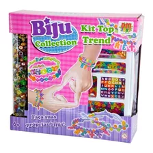 Kit Biju Brinquedo Miçanga Pingentes Cordões Bijuteria 