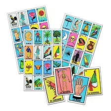 Loteria Mexicana Imprimible De 4x4 O 5x5 99 Cartas Y Baraja