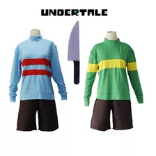 Conjunto Completo De Sudadera De Disfraz De Frisk De Underta