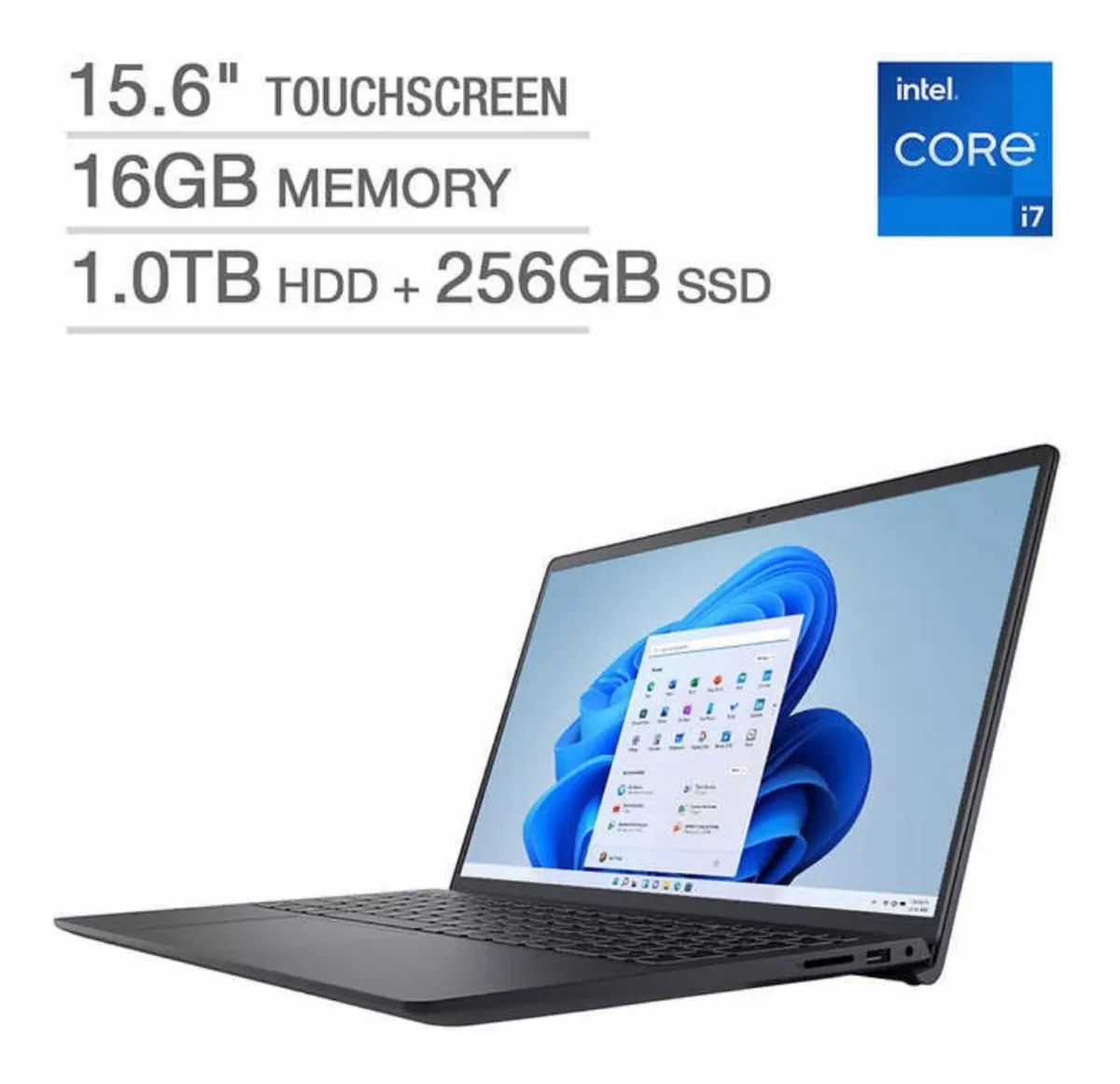 Laptop Dell Intel I7 4.7ghz 16gb 1tb Tactil Generacion 11