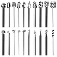 Juego De 20 Piezas De Brocas Tallado De Madera, Vástag...