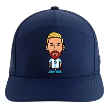 Gorra Argentino Leo Messi 5 Paneles Premiun Blue Xv