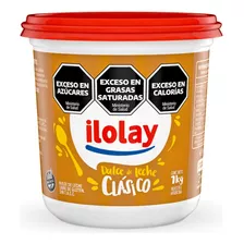 Dulce De Leche Clásico Ilolay X 1kg - Caja X 12 Unidades 