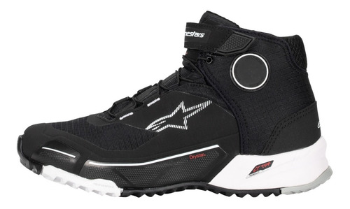 Botas Para Moto Alpinestars Cr- X Drystar Negro/ Blanco Foto 2