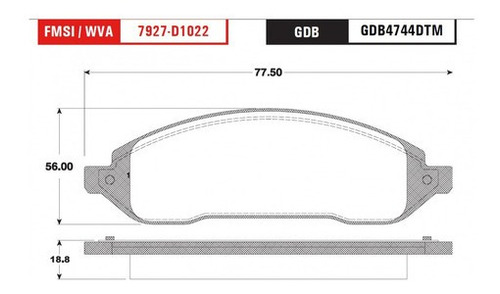 Kit Balatas D/t Ceramica Trw Freestar 3.9 2006 Foto 2