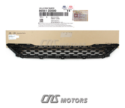 Genuine Front Bumper Lower Grille For 2019-2021 Hyundai  Ddf Foto 5