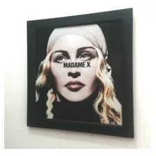Quadro Madonna Madame X Capa Do Disco Vinil Lp E Cd Premium