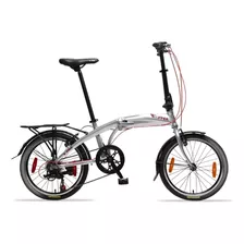 Bicicleta Plegable S-pro Clipper Shimano Aluminio Color Gris