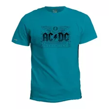 Camiseta Estampada Hombre Ac Dc Rock Meta Igk